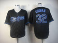 Custom Fan-Made Sandy Koufax Los Angeles Dodgers #32 Black Baseball Jersey