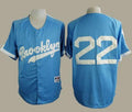 Custom Fan-Made Clayton Kershaw Cooperstown Los Angeles Dodgers #22 Blue Baseball Jersey