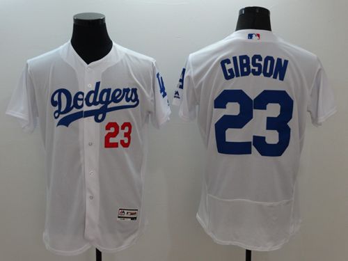 Custom Fan-Made Kirk Gibson Los Angeles Dodgers #23 White Baseball Jersey