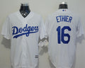Custom Fan-Made Andre Ethier Los Angeles Dodgers #16 White Baseball Jersey