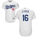 Custom Fan-Made Andre Ethier Los Angeles Dodgers #16 White Baseball Jersey