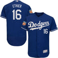 Custom Fan-Made Andre Ethier Los Angeles Dodgers #16 Blue Baseball Jersey
