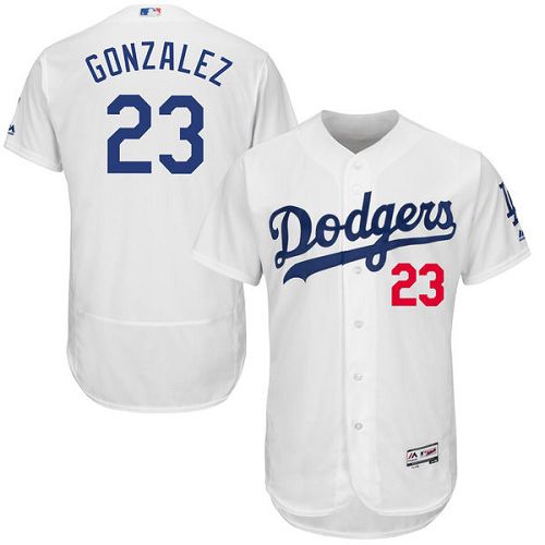 Custom Fan-Made Adrian Gonzalez Los Angeles Dodgers #23 White Baseball Jersey