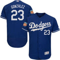 Custom Fan-Made Adrian Gonzalez Los Angeles Dodgers #23 Blue Baseball Jersey