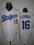 Custom Fan-Made Andre Ethier Los Angeles Dodgers #16 White Baseball Jersey