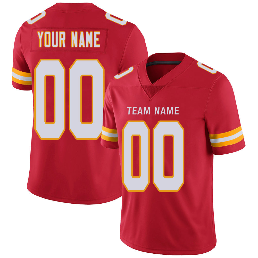 Custom red football jersey | GameDay Jerseys