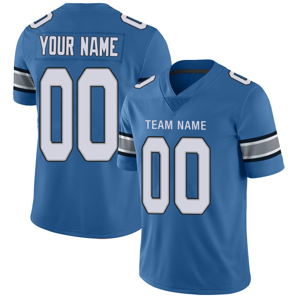 Custom blue football jersey | GameDay Jerseys