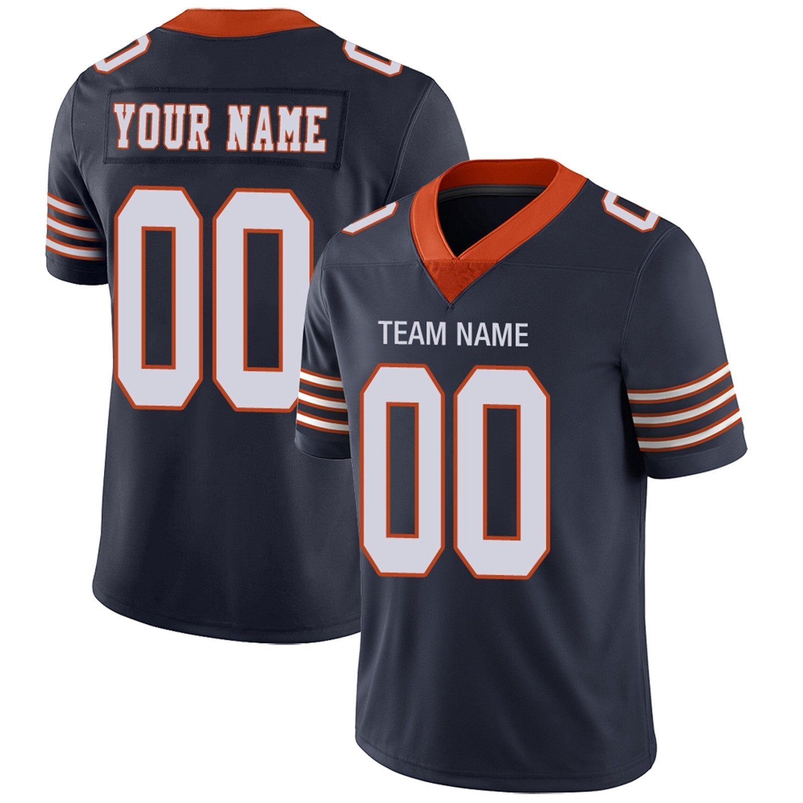 Custom navy football jersey | GameDay Jerseys