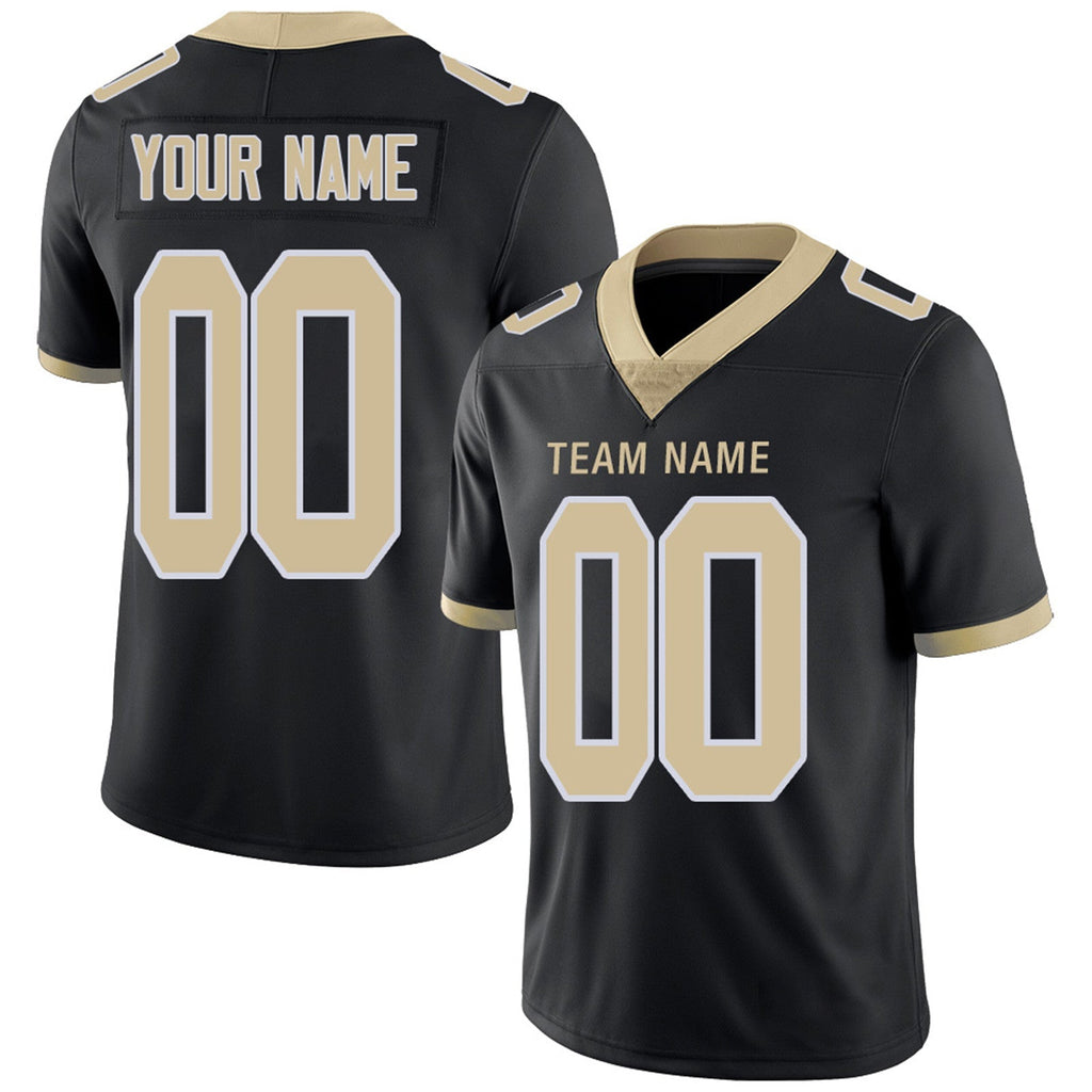 Custom black football jersey | GameDay Jerseys