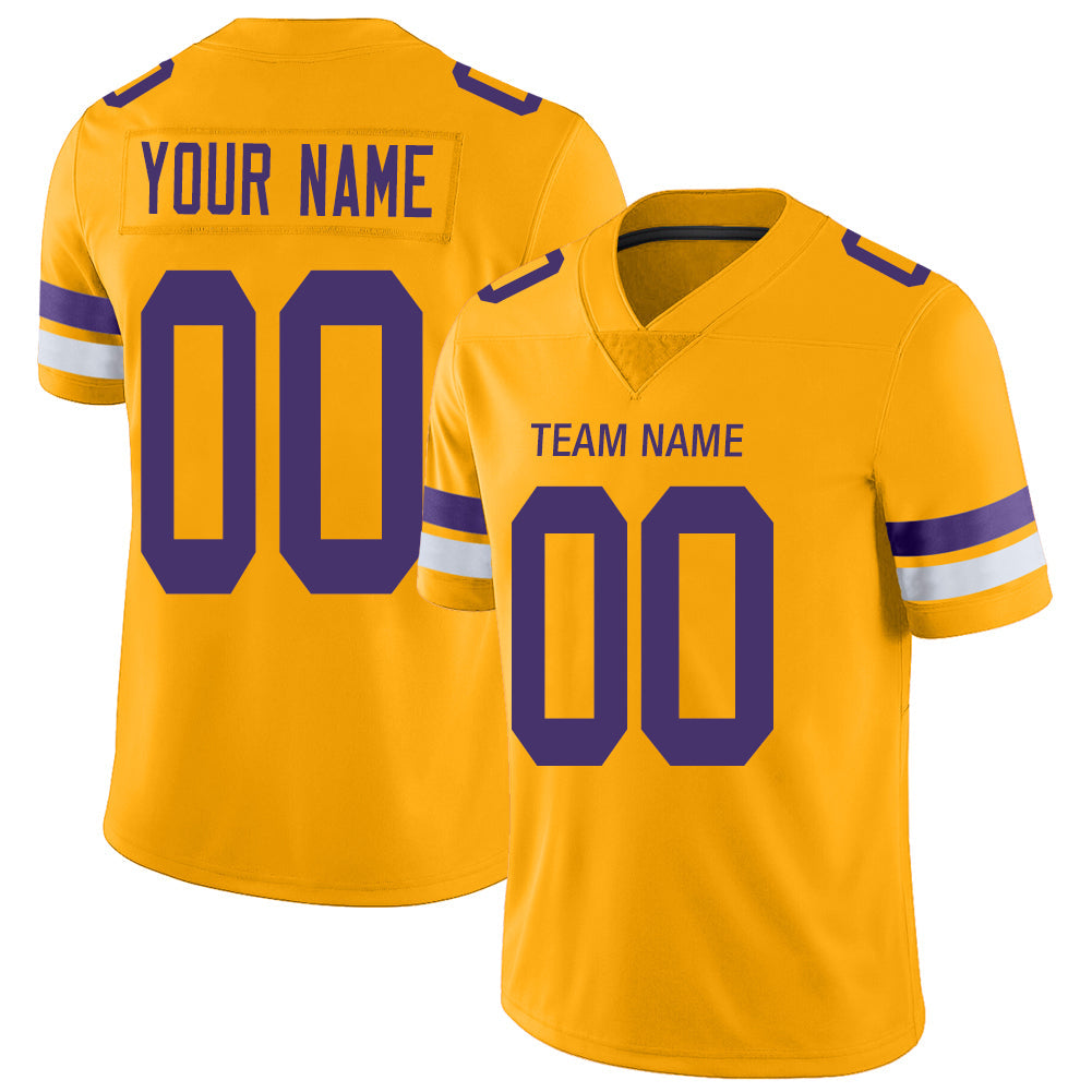 Custom gold football jersey | GameDay Jerseys