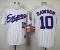 Custom Fan-Made Andre Dawson Blue Style #10 Blue 1982 Throwback Baseball Jersey