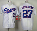 Custom Fan-Made Vladimir Guerrero Blue Style #27 Blue 2000 Throwback Baseball Jersey