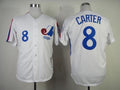 Custom Fan-Made Gary Carter Style #8 White 1982 Throwback Baseball Jersey