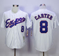 Custom Fan-Made Gary Carter Style #8 White 1982 Throwback Baseball Jersey