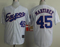 Custom Fan-Made Pedro Martinez Style #45 White 1982 Throwback Baseball Jersey