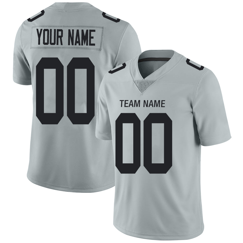Custom grey football jersey | GameDay Jerseys