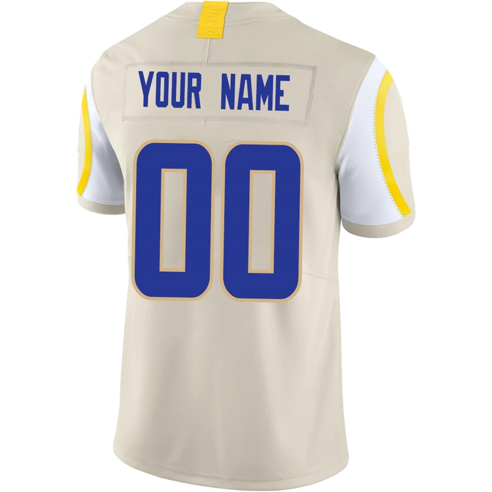 Custom navy football jersey detail | GameDay Jerseys