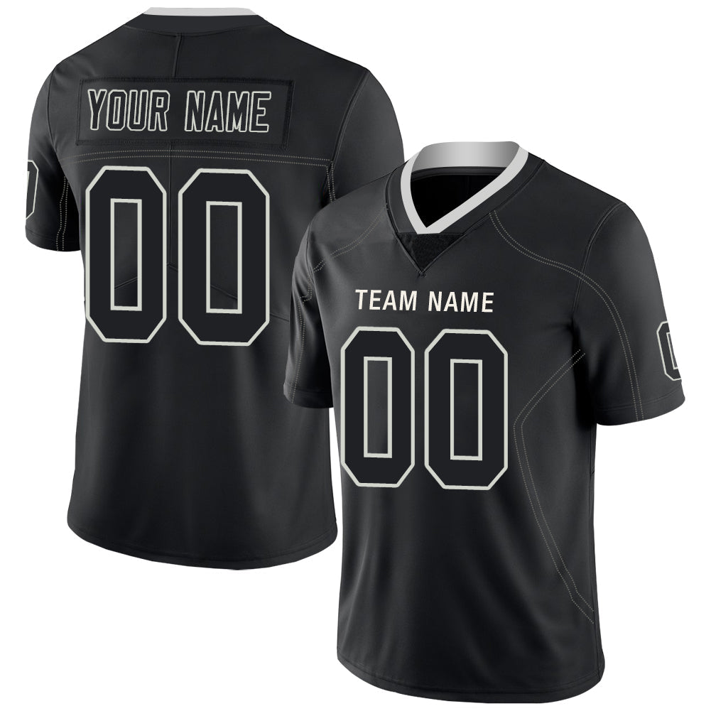 Custom black football jersey | GameDay Jerseys