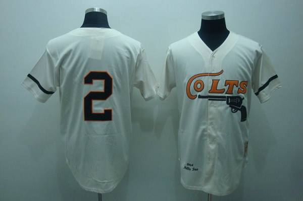 Custom Fan-Made Fox Indianapolis Colts #2 Throwback Baseball Jersey