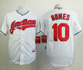 Custom Fan-Made Yan Gomes Cleveland Guardians #10 White Baseball Jersey