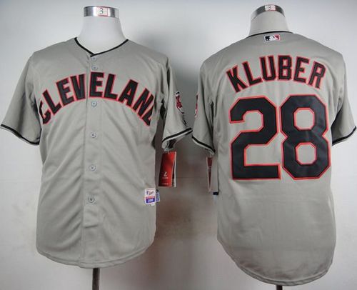 Custom Fan-Made Corey Kluber Cleveland Guardians #28 Grey Baseball Jersey