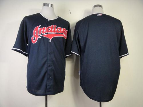 Custom Fan-Made Navy Blue Cleveland Guardians Baseball Jersey Cleveland Guardians Blue Baseball Jersey