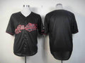 Custom Fan-Made Black Cleveland Guardians Baseball Jersey Cleveland Guardians Black Baseball Jersey