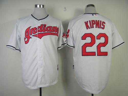 Custom Fan-Made Jason Kipnis Cleveland Guardians #22 White Baseball Jersey