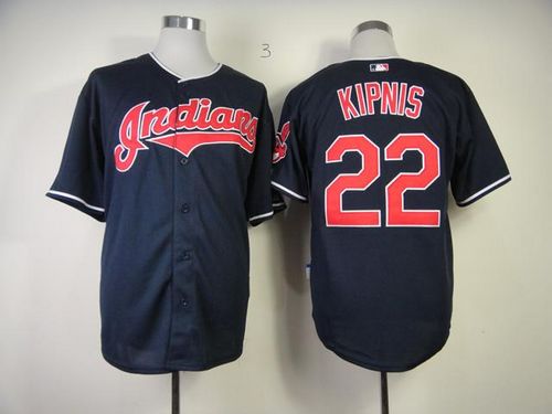 Custom Fan-Made Jason Kipnis Cleveland Guardians #22 Blue Baseball Jersey