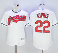Custom Fan-Made Jason Kipnis Cleveland Guardians #22 White Baseball Jersey