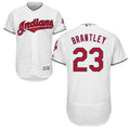 Custom Fan-Made Michael Brantley Cleveland Guardians #23 White Baseball Jersey