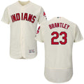 Custom Fan-Made Michael Brantley Cleveland Guardians #23 Baseball Jersey