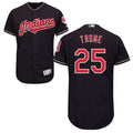 Custom Fan-Made Jim Thome Cleveland Guardians #25 Blue Baseball Jersey