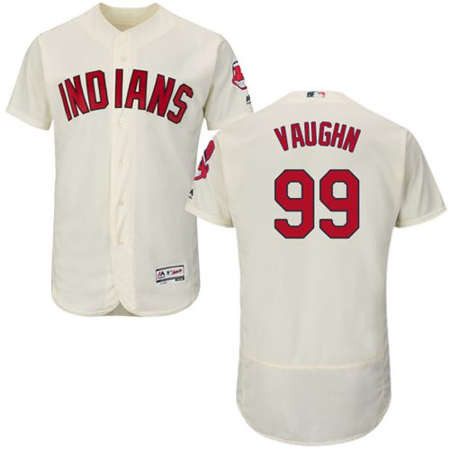 Custom Fan-Made Ricky Vaughn Cleveland Guardians #99 Baseball Jersey