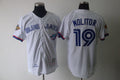 Custom Fan-Made Paul Molitor Toronto Blue Jays #19 Blue Baseball Jersey