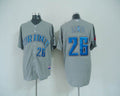 Custom Fan-Made Adam Lind Toronto Blue Jays #26 Grey Baseball Jersey