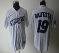 Custom Fan-Made Jose Bautista Toronto Blue Jays #19 Blue Baseball Jersey