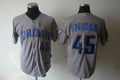Custom Fan-Made Travis Snider Toronto Blue Jays #45 Grey Baseball Jersey