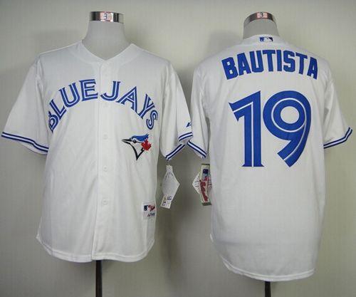 Custom Fan-Made Jose Bautista Toronto Blue Jays #19 Blue 2012 Baseball Jersey