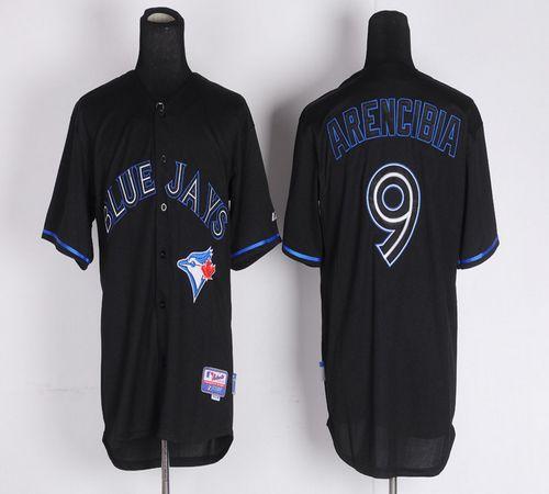 Custom Fan-Made J.P. Arencibia Toronto Blue Jays #9 Blue Baseball Jersey