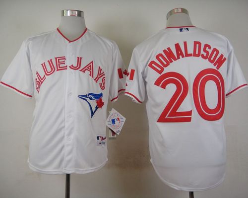 Custom Fan-Made Josh Donaldson Canada Toronto Blue Jays #20 Blue 2015 Baseball Jersey