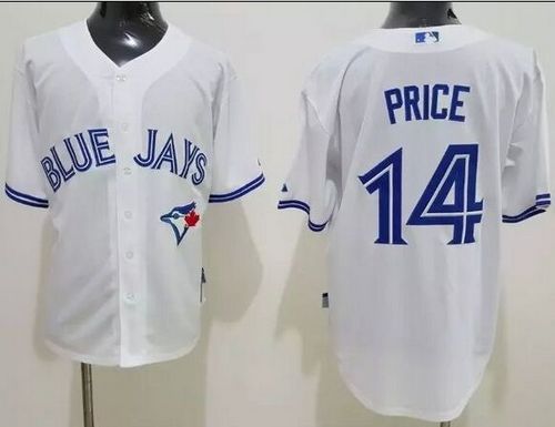 Custom Fan-Made David Price Toronto Blue Jays #14 Blue Baseball Jersey