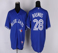 Custom Fan-Made Colby Rasmus Toronto Blue Jays #28 Blue 2012 Baseball Jersey
