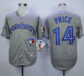 Custom Fan-Made David Price Toronto Blue Jays #14 Grey Baseball Jersey