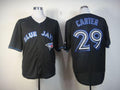 Custom Fan-Made Joe Carter Toronto Blue Jays #29 Blue Baseball Jersey
