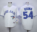 Custom Fan-Made Roberto Osuna Toronto Blue Jays #54 Blue Baseball Jersey