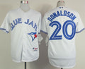 Custom Fan-Made Josh Donaldson Toronto Blue Jays #20 Blue Baseball Jersey