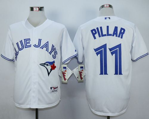 Custom Fan-Made Kevin Pillar Toronto Blue Jays #11 Blue Baseball Jersey