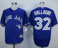 Custom Fan-Made Roy Halladay Toronto Blue Jays #32 Blue Baseball Jersey