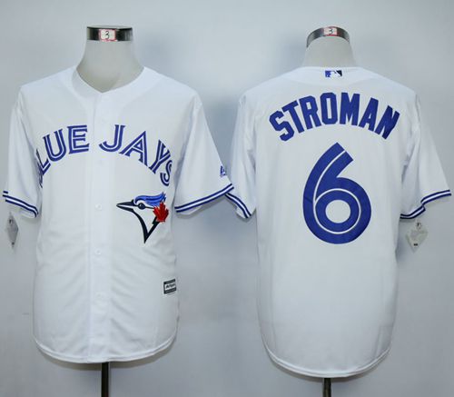 Custom Fan-Made Marcus Stroman Toronto Blue Jays #6 Blue Baseball Jersey